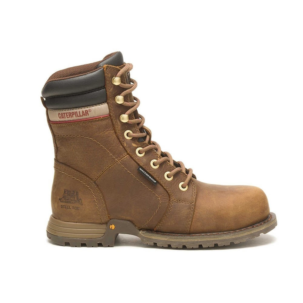 CAT® (Women's 7.5 WIDE) Echo™ Waterproof Steel Toe Boot in Pyramid - $165‎